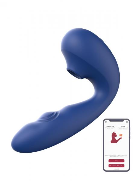 ToyCod Tara S 2代目 青い吸うやつ二代目 アプリ操作 吸引クリ2点責めバイブ 女性オナニー ラブグッズ